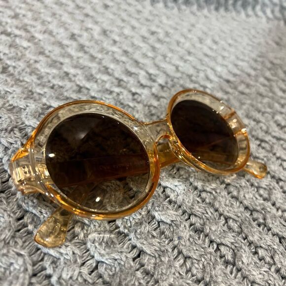 Quay Australia Sunglasses 1521 Peach Cat Eye Sunnies - Picture 4 of 13